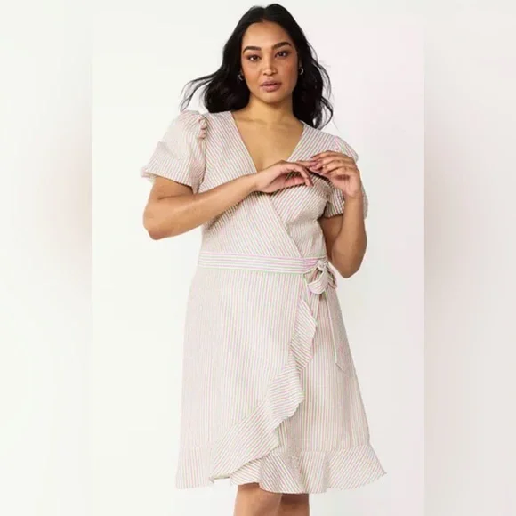 NWT Draper James RSVP Wrap Dress. XL - Picture 2 of 11